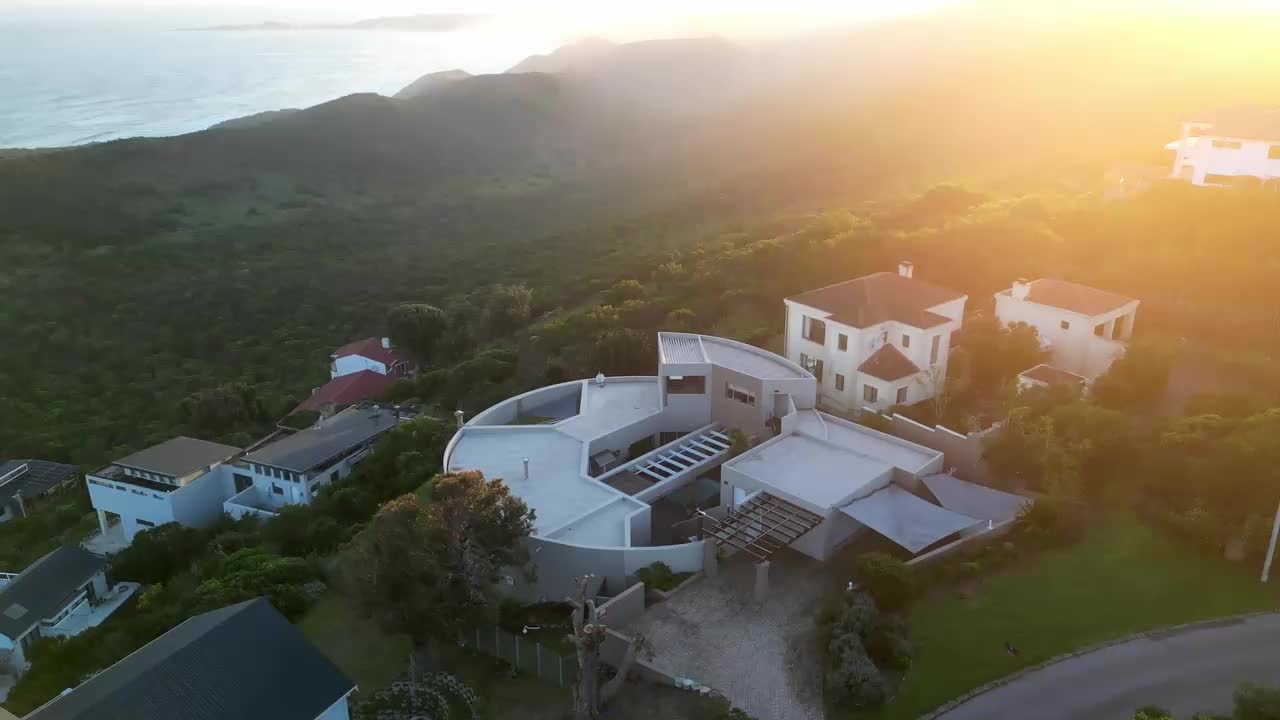 Aerial drone still of the Garden Route